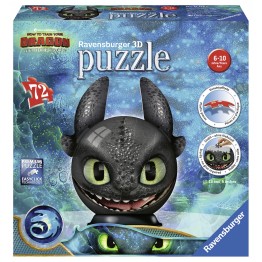 Puzzle 3D Dragons, 72 piese Ravensburger